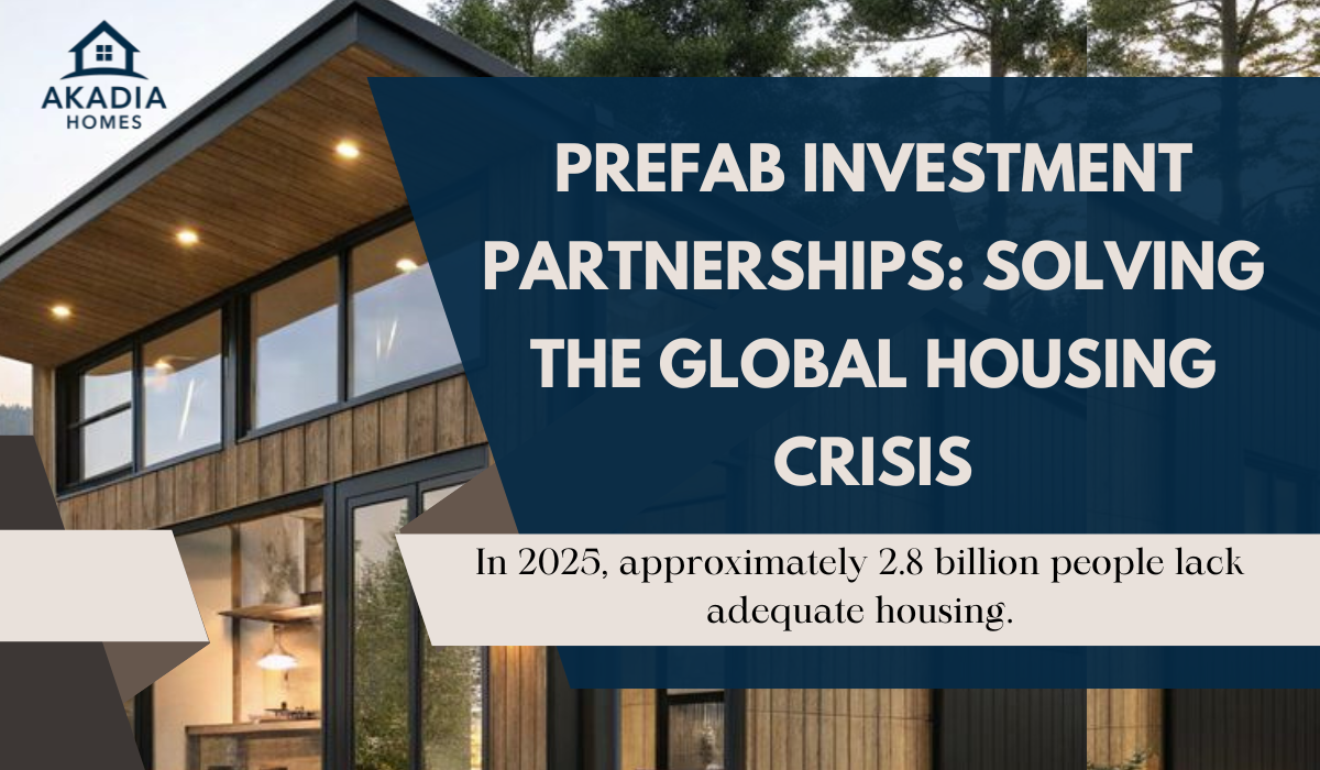 Prefab Investment Partnerships: Solving the Global Housing Crisis
